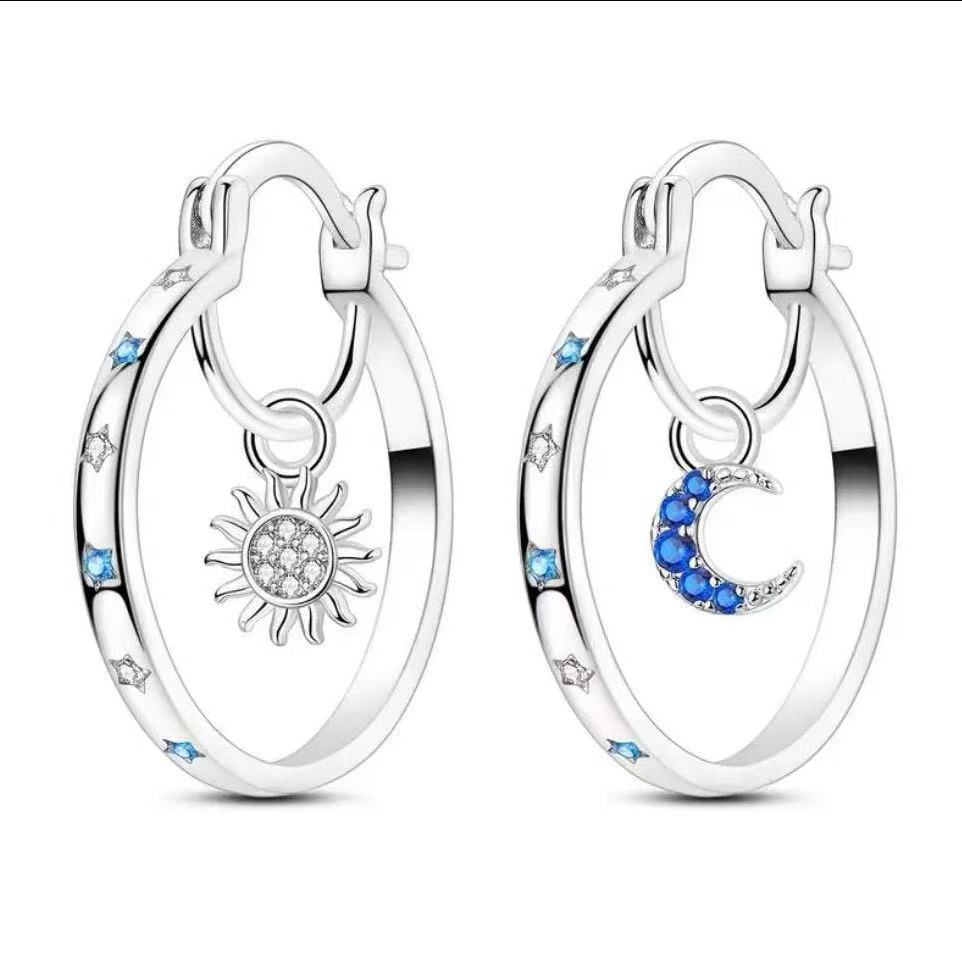 New European And American-style Double-layer Earrings For Women