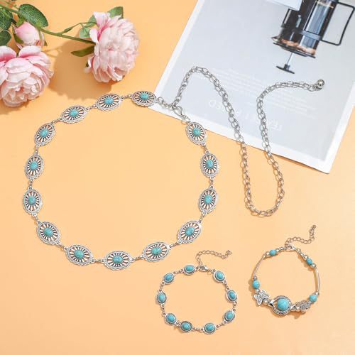 Womens Retro All-Match Alloy Pendant Necklace And Earrings Set