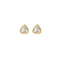 Elegant And Fresh Hollow Triangular Geometric Ear Jewelry